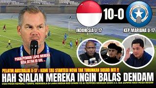 DILUAR DUGAAN!! Pelatih Australia U17 Sampai NGOMONG GINI Usai Timnas U17 Bantai Mariana Utara 10-0