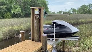 SOLAR POWER JET SKI LIFT