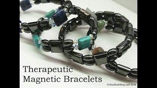 Magnetic Bracelet Therapeutic Earth Magnets Healing Hematite jewelry