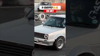 K-Swapped VW Mk1 sounds EVIL #kswap #vwmk1 #cars #shorts