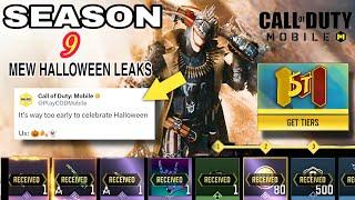 *NEW* Season 9 Leaks | Season 9 Halloween Themed Battle Pass Leaks/New Working Redeem Code Codm 2024