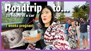 7 Weeks Pregnant Road Trip Vlog l Break from IVF stress,  Visiting parents-in-law in Miami 국제부부 미국일상