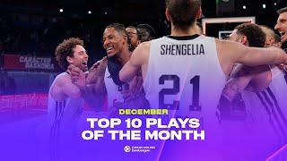 Top 10 Plays | December | 2024-25 Turkish Airlines EuroLeague