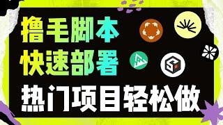 撸毛脚本部署教程，热门项目轻松搞定，小白也能秒会！