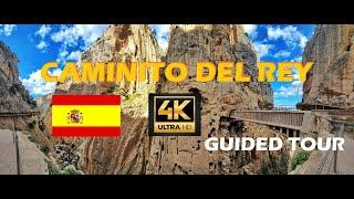 Exploring Caminito del Rey: A Thrilling Hiking Adventure in Andalusia, Spain 4K