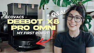 Ecovacs DEEBOT X8 PRO OMNI - My First Robot!