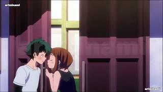 Midoriya x Uraraka KISS Scene: My Hero academia 4x1