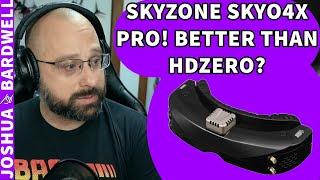 Skyzone SkyO4X Pro! Can They Beat The HDZero Goggles? - FPV Questions