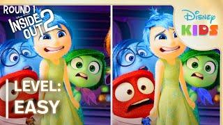 Spot the Difference | Level: EASY | Inside Out 2 | Disney Kids