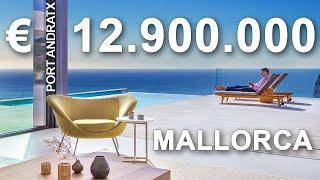 Tour duch eine 12.900.000 € Designer Villa in der Cala LLamp!