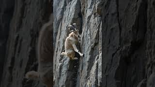 Mountain Goats Defy Gravity: Nature’s Ultimate Climbers ️ #MountainGoats #WildlifeWonders #Nature