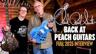 Paul Reed Smith Returns to Peach Guitars! (Full Interview)