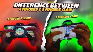 Difference Between 4 FINGER & 5 FINGER CLAWMew2 | BGMI (Tips/Tricks)
