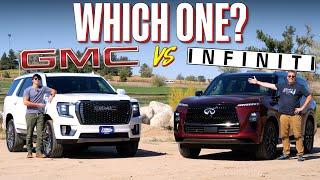 2025 Infiniti QX80 vs GMC Yukon Denali COMPARED: Which Is the BEST Luxury SUV?