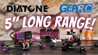 Best 5" long-range FPV drone? Diatone Roma L5 vs. GepRC Crocodile 5 Baby