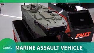 First Showing of FNSS' Marine Assault Vehicle (scale model)