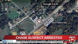 Multi agency Georgia pursuit ends in Monroe County TN