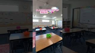 Classroom set up day 6! ️🪩🩷 #classroomteacher #classroomsetup