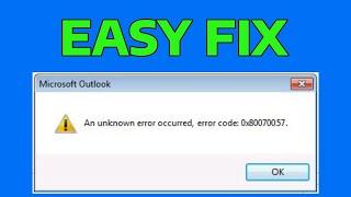 How To Fix Error Code 0x80070057 On Windows PC or Laptop | 0x80070057 Error Code Solved (Easy Way)