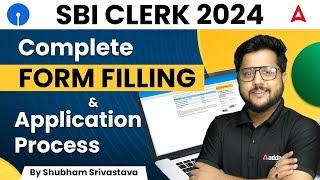 SBI Clerk Form Fill Up 2024 Complete Application Process | SBI Clerk Form Kaise Bhare