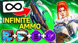 I Tried an INFINITE AMMO Freja Build in Overwatch Stadium...