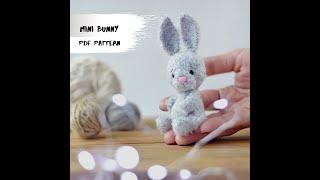 REVIEW: Easter Bunny (3.5") Amigurumi Rabbit CROCHET PATTERN | Mini Teddy Bunny | Crochet miniature