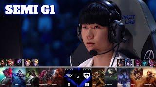 T1 vs GEN - Game 1 | Semi Final LoL Worlds 2024 | T1 vs Gen.G G1 full