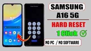 How to Hard Reset Samsung A16 5G Bypass Screen Lock Pattern / Pin / Password Unlock ( Without Pc )