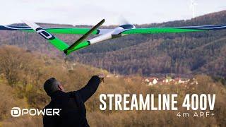 Streamline 400V RC Elektrosegler von D-Power | 4m Spannweite