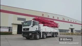 TRUEMAX TP62RZ6 Concrete Pump truck introduction - animation standard notes #TruckMountedBoomPump