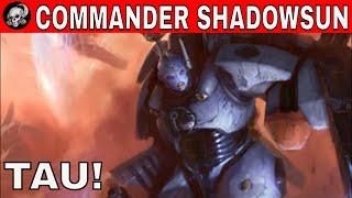 COMMANDER SHADOWSUN OF THE TAU IN WARHAMMER 40000