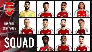 ARSENAL FC Squad 2024/2025 | Premier League