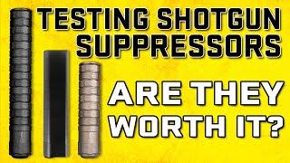 3 Shotgun Suppressors Tested - Are They Worth The Money? SilencerCo Salvo, JK 195 SGX, JK 195 VERSAX