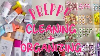 preppy cleaning + organizing | sub + like | ️️ |