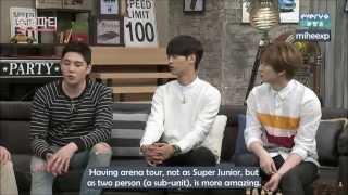 [ENG SUB] 150402 Bachelor Party - Donghae & Eunhyuk always stick together