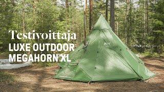 Kotamajoitteiden kuningas – Testivoittaja Luxe Outdoor Megahorn XL