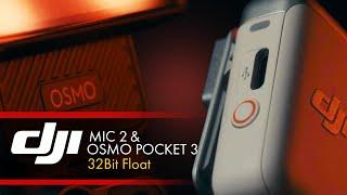 32 Bit Float Audio mit dem DJI Mic 2 und Osmo Pocket 3! 