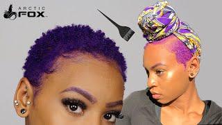 PURPLE HAIR TUTORIAL | ft. Arctic Fox Hair Color