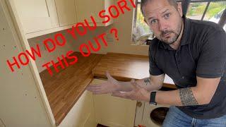 How to fit worktops when your walls are out of square