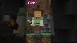 How Girls and Boys goes down - zFazT #shorts #minecraft