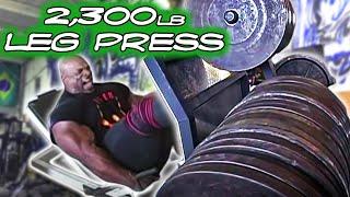 Ronnie Coleman - 2,300 lb leg press | Ronnie Coleman