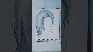 #How I Drew an animated girl...#by pencil....#trendingshorts #arts