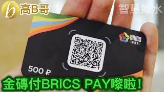 金磚付BRICS PAY嚟啦！［智慧如水 – 高B哥 GBG］ 20241019