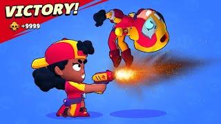 *NEW*  MEG VS MAX 1VS1 ️ SUPERHERO BATTLE BRAWL STARS GAMEPLAY 1v1 MAB55 BS  - 1 vs 1