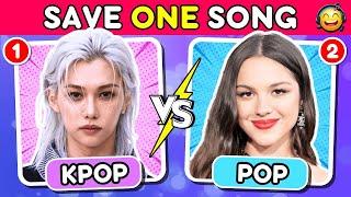 KPOP VS POP ️ Save One Drop One MEGA CHALLENGE 