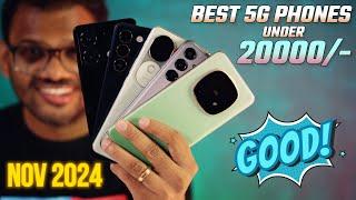 TOP 5 Best 5G Phones Under 20000 in November 2024 l Best Mobile Under 20000