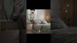 Before and after designing master bedroom  قبل وبعد تصميم غرفة نوم شقة مدينة المعراج