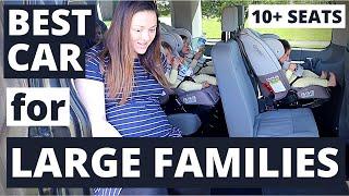 BEST Car for Family of 8! Triplets, 2 Toddlers & a Newborn!