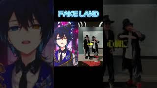 【ご本人にコラボ】『FAKE LAND』一緒に歌ってみた #FAKELAND #shorts #Vtuber