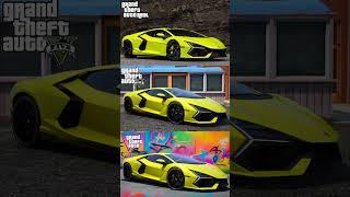 Lamborghini Revuelto Real Vs GTA #shorts #gta5 #gta6